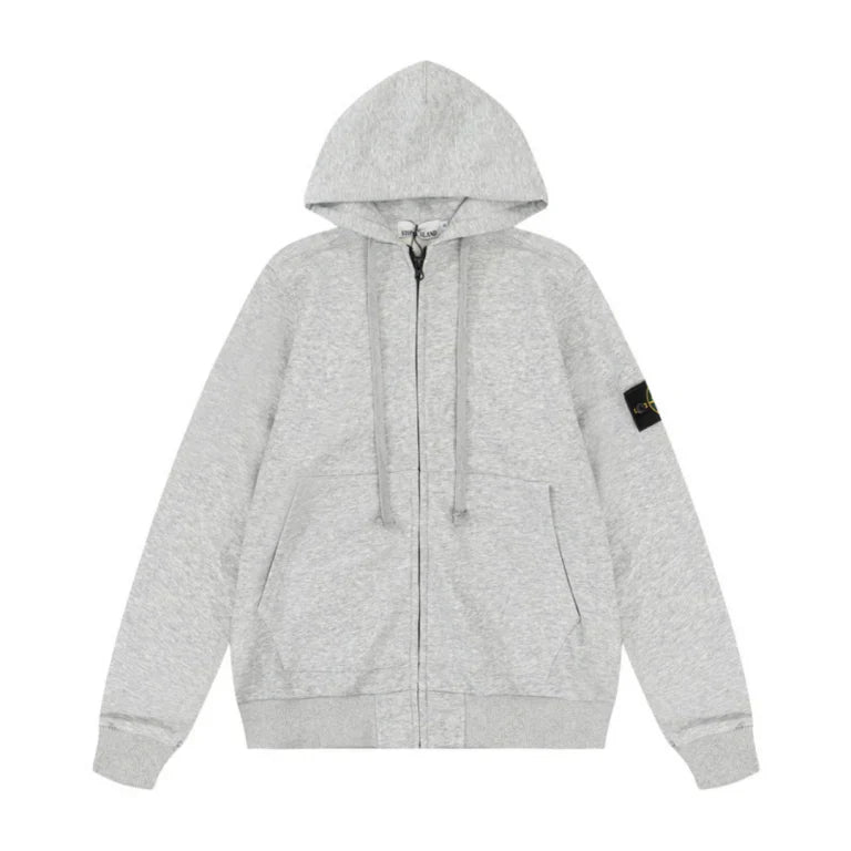 FLMNGO x Stone Zip Up Gray